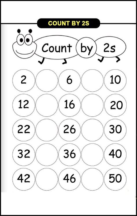 Skip Count By 2 Worksheet Second Grade Printable Skip Counting Worksheet Grade 2 - Skip Counting Worksheet Grade 2