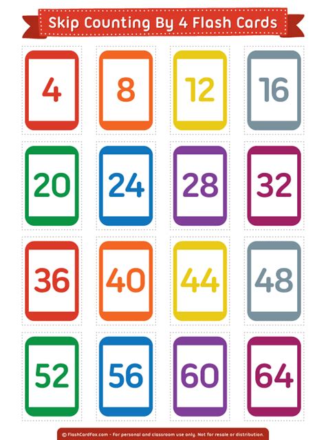 Skip Counting By 4   Skip Counting Math Is Fun - Skip Counting By 4