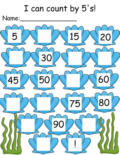 Skip Counting By 5 Up To 10 1st Math Skip Counting Worksheets - Math Skip Counting Worksheets