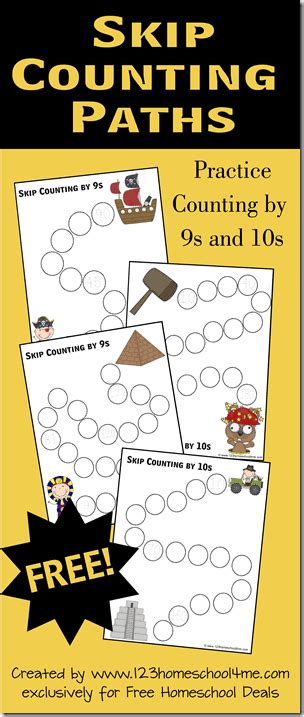 Skip Counting Paths Practice Counting By 9s And Skip Counting For Kindergarten - Skip Counting For Kindergarten