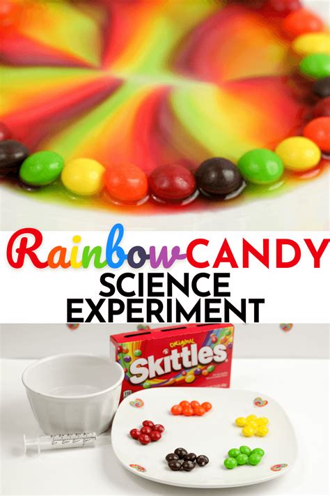 Skittles Rainbow Experiment At Home Science Parties With Skittle Color Science - Skittle Color Science