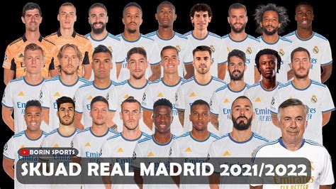 Skuad Real Madrid 2021 2022 Kompas Com Madrid Daftar - Madrid Daftar