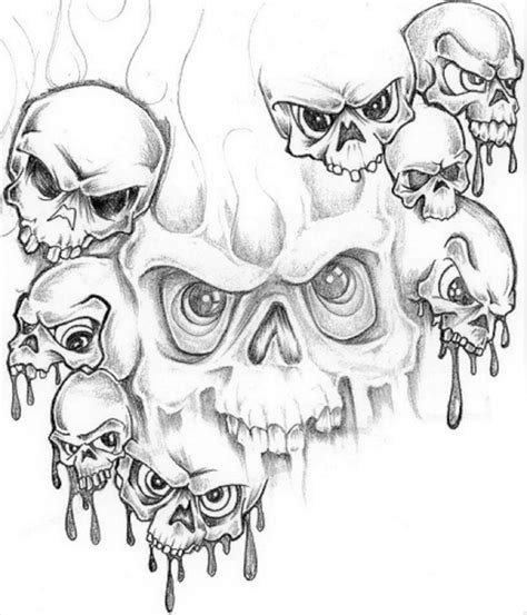 Skull Cartoon Tattoo