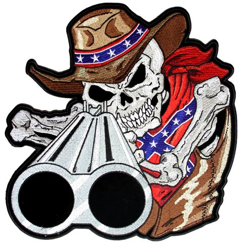 Skulls And Rebel Flags And Guns