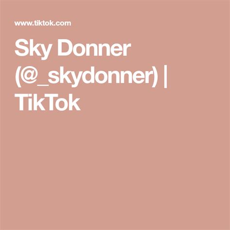 Skydonner
