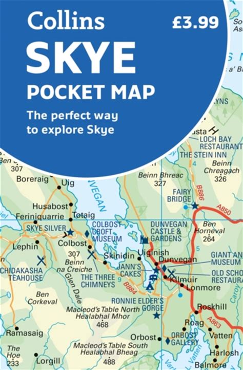 Skye Pocket Map The Perfect Way To Explore Skye Maps