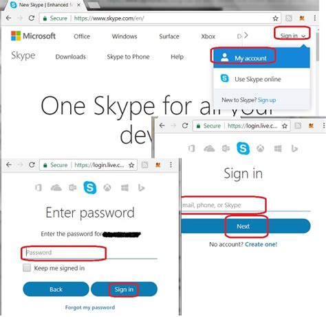 skype login browser