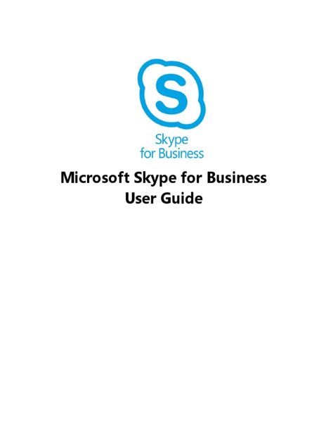 Read Skype User Guide Free 