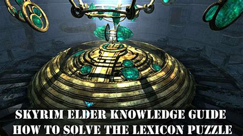 Skyrim Lexicon Quest Walkthrough
