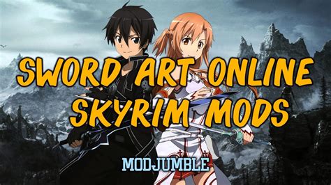 skyrim sword art online mod