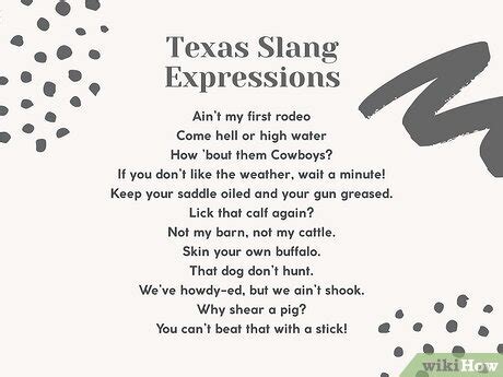 slang texas