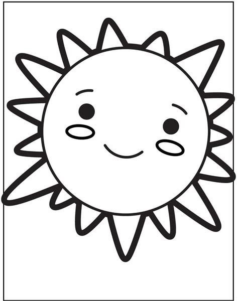 Sleeping Sun Colouring Page Colouring Pages Of Sun - Colouring Pages Of Sun
