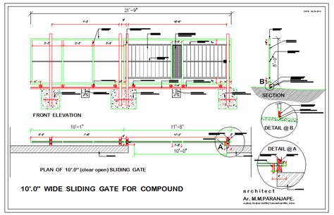 Sliding Gate Plans