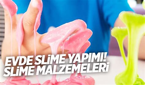 slime nasil yapilir malzemeleri