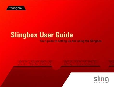 Read Slingbox Solo User Guide 