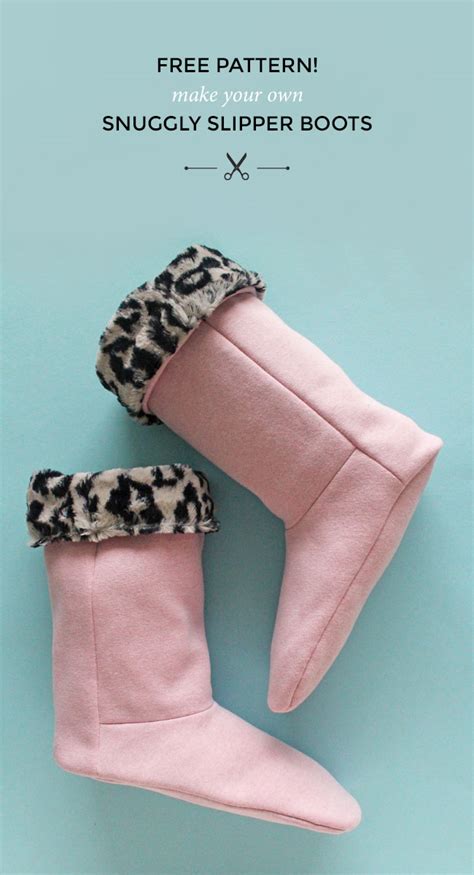 Slipper Boots Patterns Sew