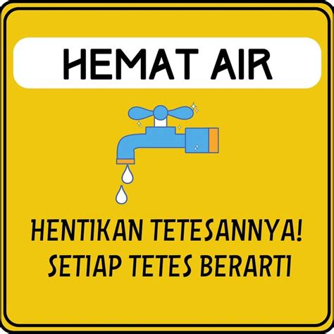 slogan hemat air