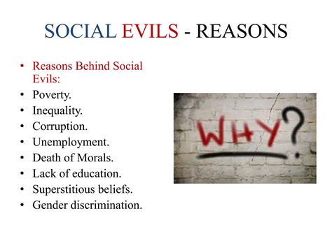slogans for social evils