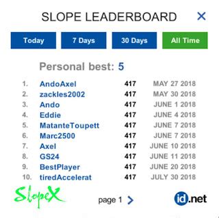 slope leaderboard game