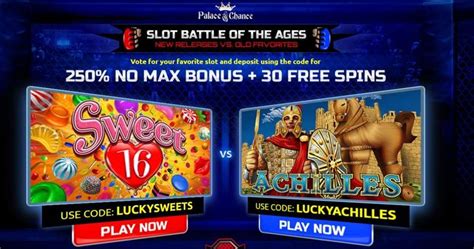 Slot Battle Of Ages Promo 250 Alternatif Mega Deposit Bonus Hari Ini Match And 30 Free Spins On Sweet16 Or Achilles