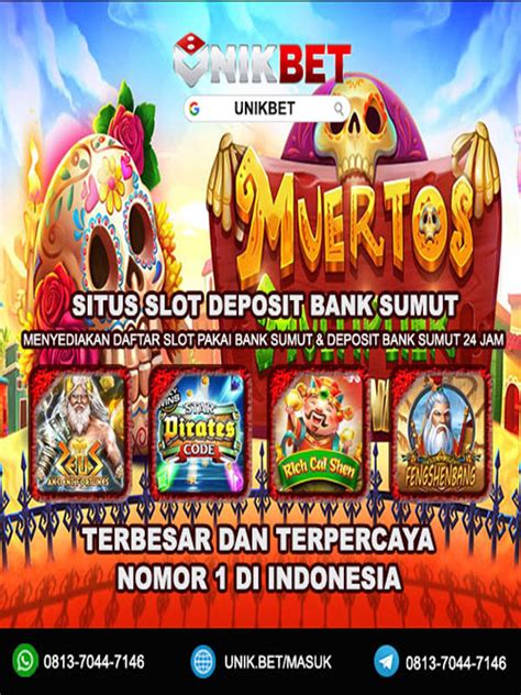 SLOT DEPOSIT BANK SUMUT：MASTER SLOT