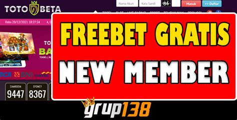 Slot Freebet New Member Tanpa Deposit Terbaru 2023 Bonus Freebet Terbaru - Bonus Freebet Terbaru