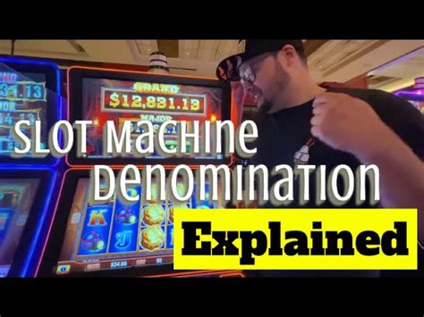 slot machine denominations explained