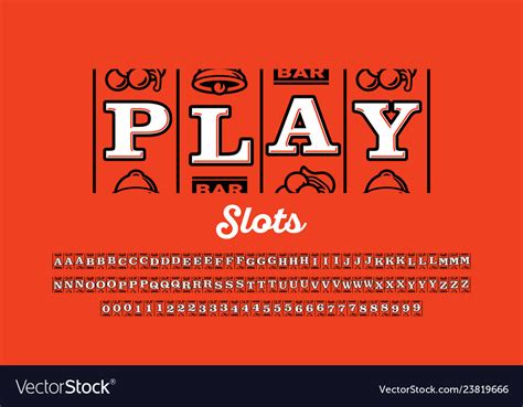 slot machine font free imzr france