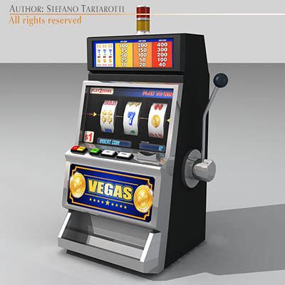 slot machine free 3d model dojb belgium