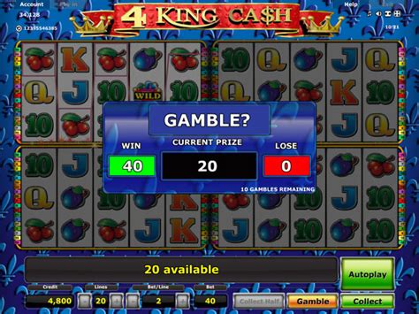 Gamble feature in Where's the Gold pokies