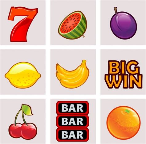 slot machine icons free agua