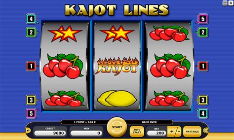slot machine kajot free