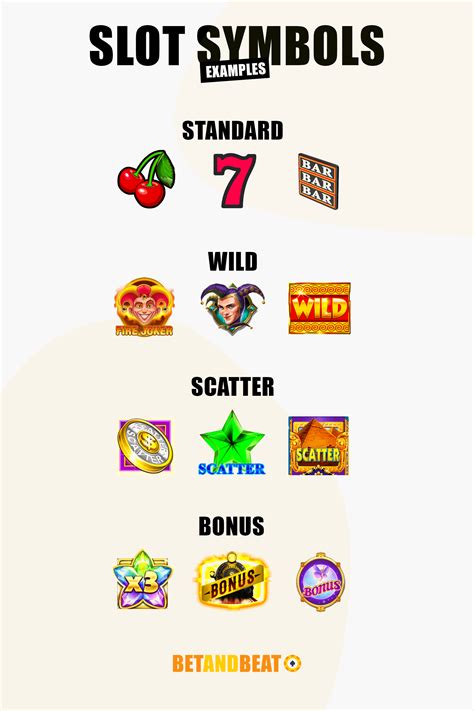 Slot Symbols Wild Scatter Bonus Amp Standard Slot Slot Games Wiki - Slot Games Wiki