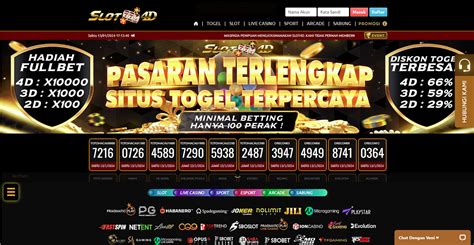 Slot4d Gt Daftar Situs Judi Slot 4d Gacor Terbaru Gampang - Slot Terpercaya Raja Toto 88