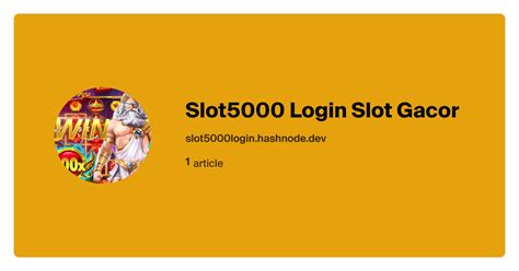 SLOT5000 DEWA PETIR - Api5000 : Link Slot Gacor Terbaru Dan Terpercaya Hari Ini