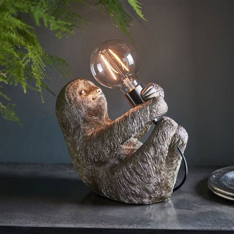 sloth table lamp