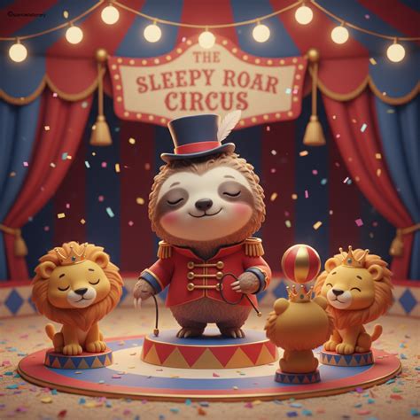 Sloth Tamer Circus Notebook Carnivals Journal Gif