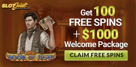 slotjoint 100 free spins book of dead