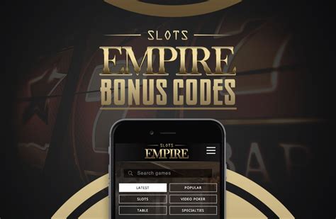 slots empire bonus codes 2019 eope france