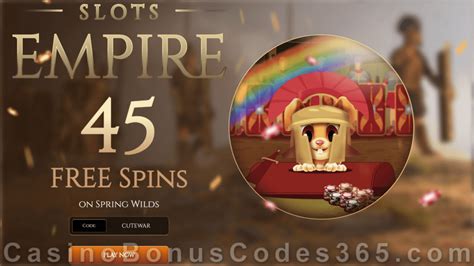 slots empire free spin codes