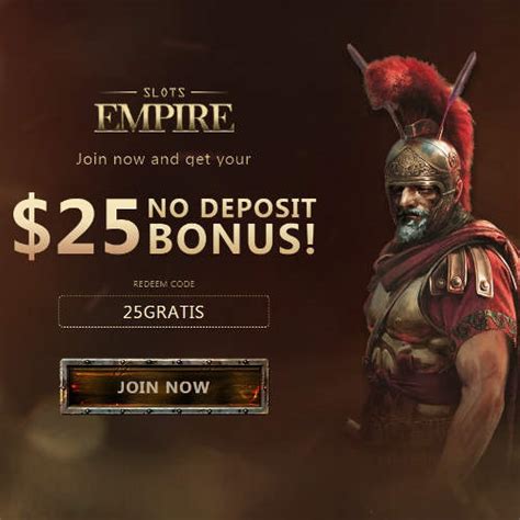 slots empire no deposit bonus code