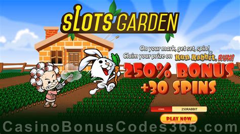 slots garden free bonus veet
