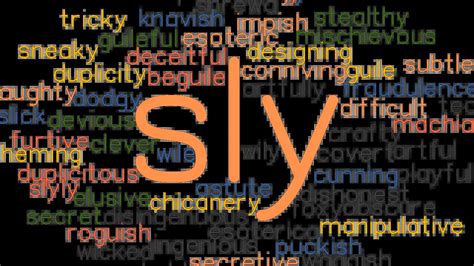 sly - Meaning in English