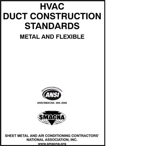 Read Smacna Hvac Duct Construction Standards Metal Flexible 2005 3Rd Edition 