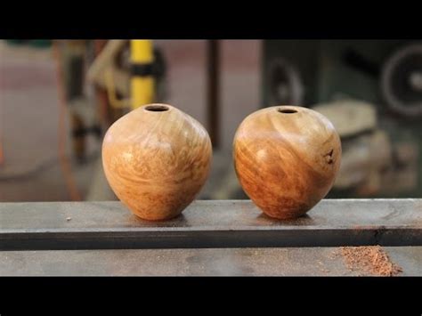 small HOLLOW FORM: Woodturning - YouTube