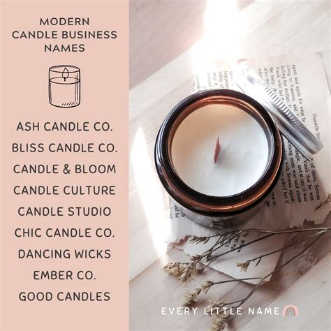 small business name idea for candles - tiktok.com