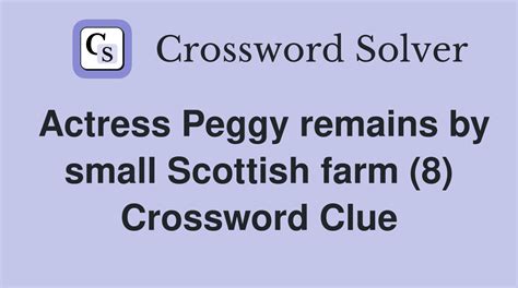 small farm in scotland Crossword Clue Wordplays.com