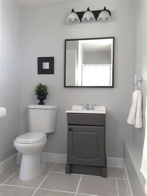 Small Gray Bathroom Paint Color