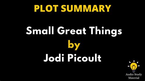 Small Great Things Plot