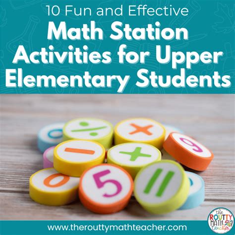 Small Group Math Activities The Routty Math Teacher Math Activities For School Age - Math Activities For School Age